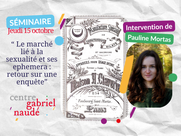 séminaire, jeudi 15 octobre
